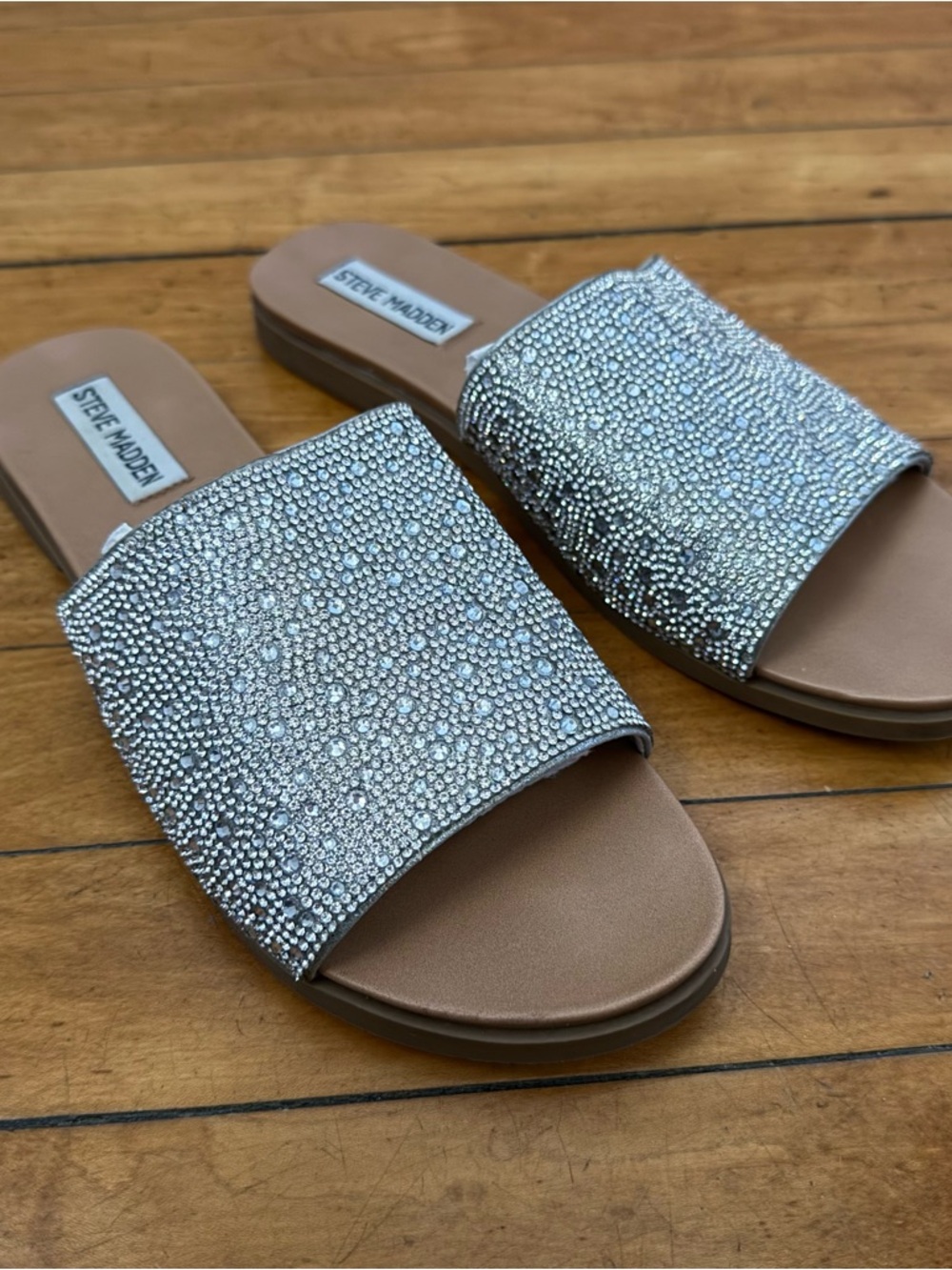 Steve Madden Sienna Rhinestone Sandal - Picture 2 of 3
